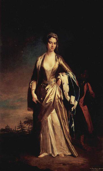 Jonathan Richardson Portrait de Lady Mary Wortley Montagu Germany oil painting art